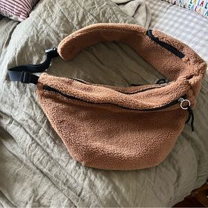 Free People Overachiever Sherpa Sling Bag
